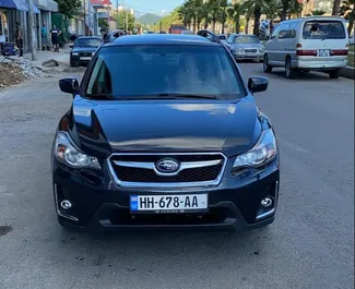 Framvy av en hyrbil Subaru Crosstrek i Kutaisi, Georgien ✓ Bil #3865. ✓ Växellåda Automatisk TM ✓ 2 recensioner.