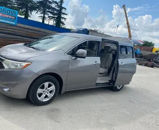 واجهة أمامية لسيارة إيجار Nissan Quest في في كوتايسي, جورجيا ✓ رقم السيارة 5400. ✓ ناقل حركة أوتوماتيكي ✓ تقييمات 1.