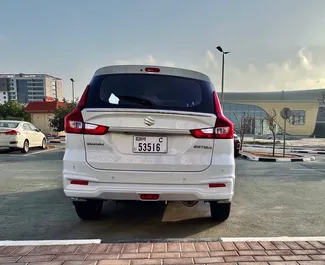 Suzuki Ertiga rental. Economy, Comfort, Minivan Car for Renting in the UAE ✓ Deposit of 1500 AED ✓ TPL, CDW, SCDW, Passengers, Theft, No Deposit insurance options.