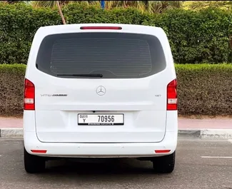 Prenájom auta Mercedes-Benz Vito 2023 v v SAE, s vlastnosťami ✓ palivo Benzín a výkon  koní ➤ Od 1188 AED za deň.