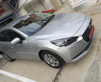 Mazda 2 2023 car hire in Cyprus, featuring ✓ Petrol fuel and 110 horsepower ➤ Starting from 33 EUR per day.