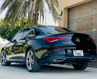 Mercedes-Benz CLA-Class 2021 available for rent in Dubai, with 250 km/day mileage limit.