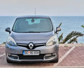 Renault Grand Scenic 2015 autóbérlés Montenegróban, jellemzők ✓ Dízel üzemanyag és 110 lóerő ➤ Napi 35 EUR-tól kezdődően.