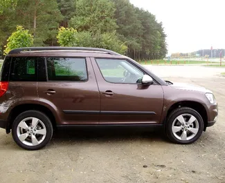 Skoda Yeti 2018 car hire in Belarus, featuring ✓ Petrol fuel and 110 horsepower ➤ Starting from 40 USD per day.