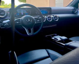 Арендуйте Mercedes-Benz CLA-Class 2021 в ОАЭ. Топливо: Бензин. Мощность: 272 л.с. ➤ Стоимость от 490 AED в сутки.