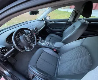 Wynajmij Audi A3 2016 w Czarnogórze. Paliwo: Diesel. Moc: 150 KM ➤ Koszt od 55 EUR za dobę.