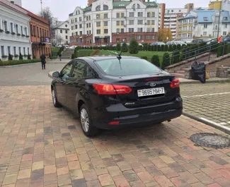 Ford Focus 2019 car hire in Belarus, featuring ✓ Petrol fuel and 125 horsepower ➤ Starting from 34 USD per day.