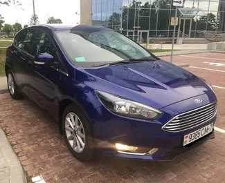 Ford Focus 2020 car hire in Belarus, featuring ✓ Petrol fuel and 125 horsepower ➤ Starting from 41 USD per day.