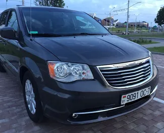 Front view of a rental Chrysler Town & Country in Minsk, Belarus ✓ Car #5836. ✓ Automatic TM ✓ 0 reviews.