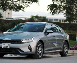 租赁 Kia K5 的正面视图，在迪拜, 阿联酋 ✓ 汽车编号 #6040。✓ Automatic 变速箱 ✓ 0 评论。