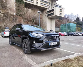 Front view of a rental Toyota Rav4 in Tbilisi, Georgia ✓ Car #5852. ✓ Automatic TM ✓ 0 reviews.