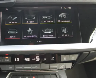 Audi A3 Sedan 2023 na voljo za najem v v Dubaju, z omejitvijo prevoženih kilometrov 250 km/dan.
