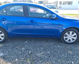 Noleggio auto Mitsubishi Lancer X 2018 a Cipro, con carburante Benzina e 115 cavalli di potenza ➤ A partire da 27 EUR al giorno.