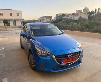 Petrol 1.4L engine of Mazda Demio 2019 for rental in Limassol.