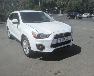 Front view of a rental Mitsubishi Outlander Sport in Tbilisi, Georgia ✓ Car #5823. ✓ Automatic TM ✓ 0 reviews.