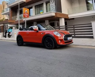 تأجير سيارة Mini Cooper Cabrio 2019 في في قبرص، تتميز بـ ✓ وقود البنزين وقوة  حصان ➤ بدءًا من 117 EUR يوميًا.