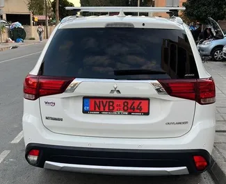 Diesel 1.8L engine of Mitsubishi Outlander 2018 for rental in Limassol.