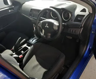 Mitsubishi Lancer X nuoma. Ekonomiškas, Komfortiškas automobilis nuomai Kipre ✓ Depozitas 350 EUR ✓ Draudimo pasirinkimai: TPL, CDW, Jaunimas.