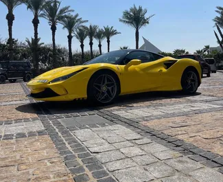 Biluthyrning av Ferrari F8 2022 i i Förenade Arabemiraten, med funktioner som ✓ Bensin bränsle och 720 hästkrafter ➤ Från 3600 AED per dag.
