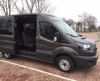 Prenájom auta Ford Transit 2019 v v Bielorusku, s vlastnosťami ✓ palivo Diesel a výkon 125 koní ➤ Od 65 USD za deň.