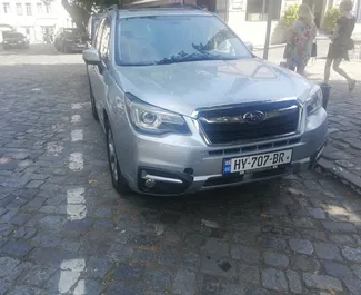 Pronájem Subaru Forester Limited. Auto typu Komfort, SUV, Crossover k pronájmu v Gruzii ✓ Bez zálohy ✓ Možnosti pojištění: TPL, FDW, Cestující, Krádež, V zahraničí.