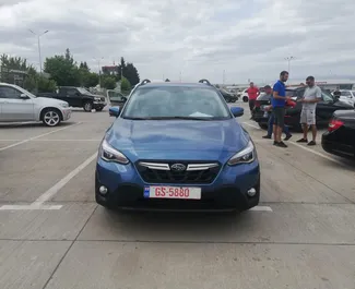 Front view of a rental Subaru Crosstrek in Tbilisi, Georgia ✓ Car #6259. ✓ Automatic TM ✓ 1 reviews.