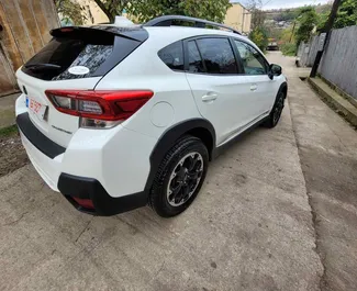 Petrol 2.0L engine of Subaru Crosstrek 2021 for rental in Tbilisi.