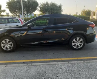 Frontvisning af en udlejnings Mazda Axela i Larnaca, Cypern ✓ Bil #785. ✓ Automatisk TM ✓ 0 anmeldelser.