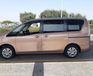 Ενοικίαση αυτοκινήτου Nissan Serena 2016 στην Κύπρο, περιλαμβάνει ✓ καύσιμο Βενζίνη και 120 ίππους ➤ Από 60 EUR ανά ημέρα.