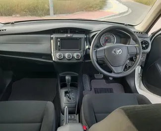 Toyota Corolla Axio 2018 automobilio nuoma Kipre, savybės ✓ Benzinas degalai ir 115 arklio galios ➤ Nuo 37 EUR per dieną.