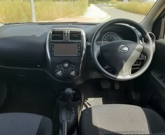 Nissan March 2019 location de voiture à Chypre, avec ✓ Essence carburant et 80 chevaux ➤ À partir de 21 EUR par jour.