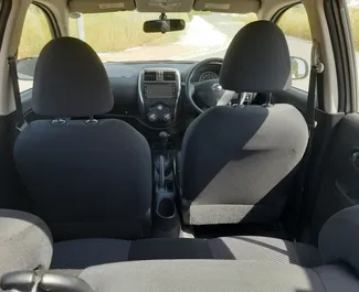 Nissan March 2019 disponible à la location à Larnaca, avec une limite de kilométrage de illimité.