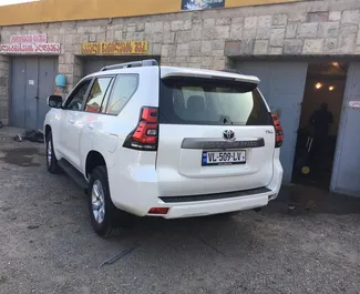 Toyota Land Cruiser Prado rental. Comfort, Premium, SUV Car for Renting in Georgia ✓ Deposit of 700 GEL ✓ TPL, CDW, Passengers, Theft insurance options.