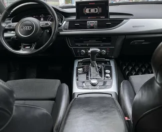 Audi A6 salono nuoma Albanijoje. Puikus 5 sėdimų vietų automobilis su Automatinis pavarų dėže.
