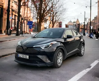 Toyota C-HR 2018 car hire in Georgia, featuring ✓ Petrol fuel and 150 horsepower ➤ Starting from 105 GEL per day.