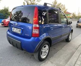 Utleie av Fiat Panda 4x4. Økonomi, Komfort, Crossover bil til leie i Albania ✓ Depositum på 300 EUR ✓ Forsikringsalternativer: TPL, FDW, I utlandet.
