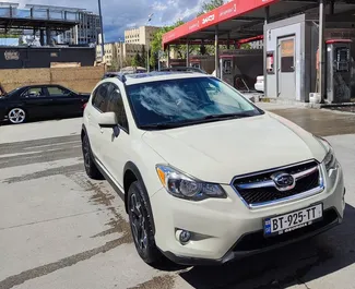 Přední pohled na pronájem Subaru XV Premium v Tbilisi, Georgia ✓ Auto č. 6359. ✓ Převodovka Automatické TM ✓ Recenze 0.