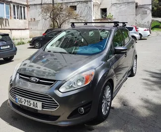 Front view of a rental Ford C-Max in Tbilisi, Georgia ✓ Car #6475. ✓ Automatic TM ✓ 3 reviews.