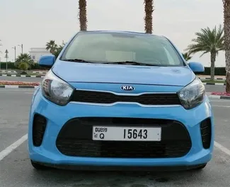 レンタルのKia Picantoの正面ビュー、ドバイにて, アラブ首長国連邦 ✓ 車両番号#6423。✓ 自動トランスミッション ✓ 1のレビュー。