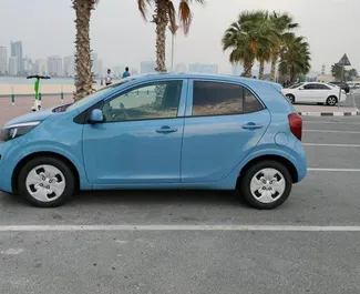 Kia Picanto udlejning. Økonomi Bil til udlejning i De Forenede Arabiske Emirater ✓ Depositum på 1000 AED ✓ TPL forsikringsmuligheder.