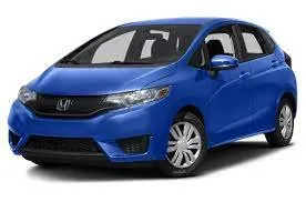 Front view of a rental Honda Fit in Ayia Napa, Cyprus ✓ Car #6470. ✓ Automatic TM ✓ 0 reviews.