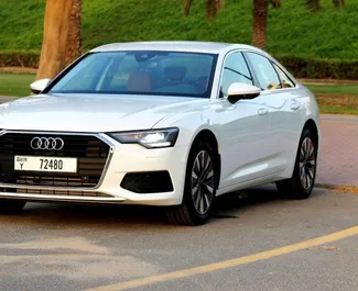 Audi A6 nuoma. Premium automobilis nuomai JAE ✓ Depozitas 1500 AED ✓ Draudimo pasirinkimai: TPL, CDW.