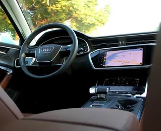 Audi A6 2023 için kiralık Benzin 2,5L motor, Dubai'de.