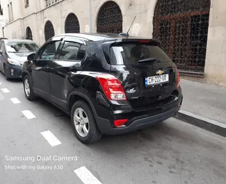 Petrol 1.3L engine of Chevrolet Trax 2017 for rental in Tbilisi.