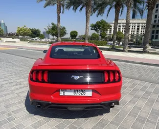 Ford Mustang Coupe rental. Premium, Luxury Car for Renting in the UAE ✓ Deposit of 2000 AED ✓ TPL, SCDW, Passengers, Theft insurance options.