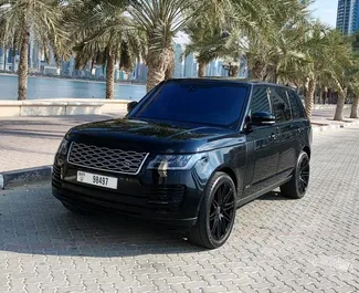 Bensin 3,0L motor i Range Rover Vogue 2020 för uthyrning i Dubai.