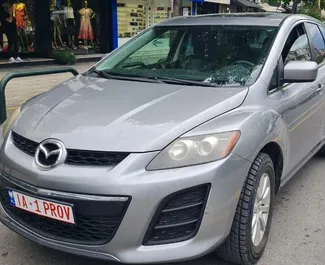 Front view of a rental Mazda CX-7 in Tirana, Albania ✓ Car #6622. ✓ Automatic TM ✓ 0 reviews.