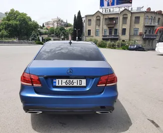 Petrol 3.5L engine of Mercedes-Benz E-Class 2013 for rental in Tbilisi.