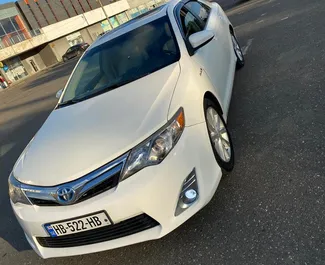 Front view of a rental Toyota Camry in Kutaisi, Georgia ✓ Car #6795. ✓ Automatic TM ✓ 1 reviews.