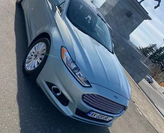 Front view of a rental Ford Fusion Sedan in Kutaisi, Georgia ✓ Car #6794. ✓ Automatic TM ✓ 2 reviews.